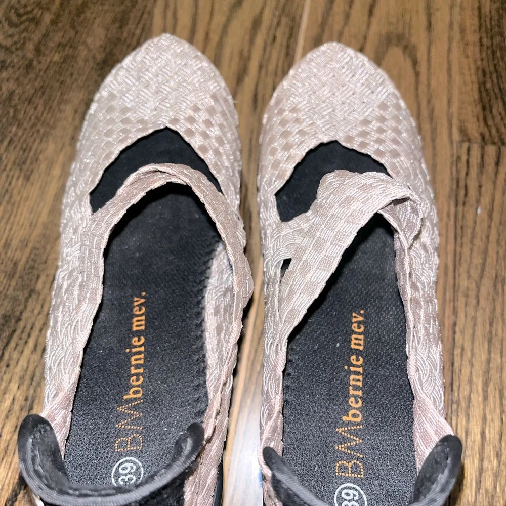 Bernie Mev Mauve/Taupe Platform Shoes Size 39